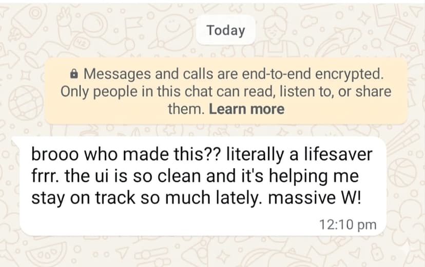 WhatsApp review from Divya L.