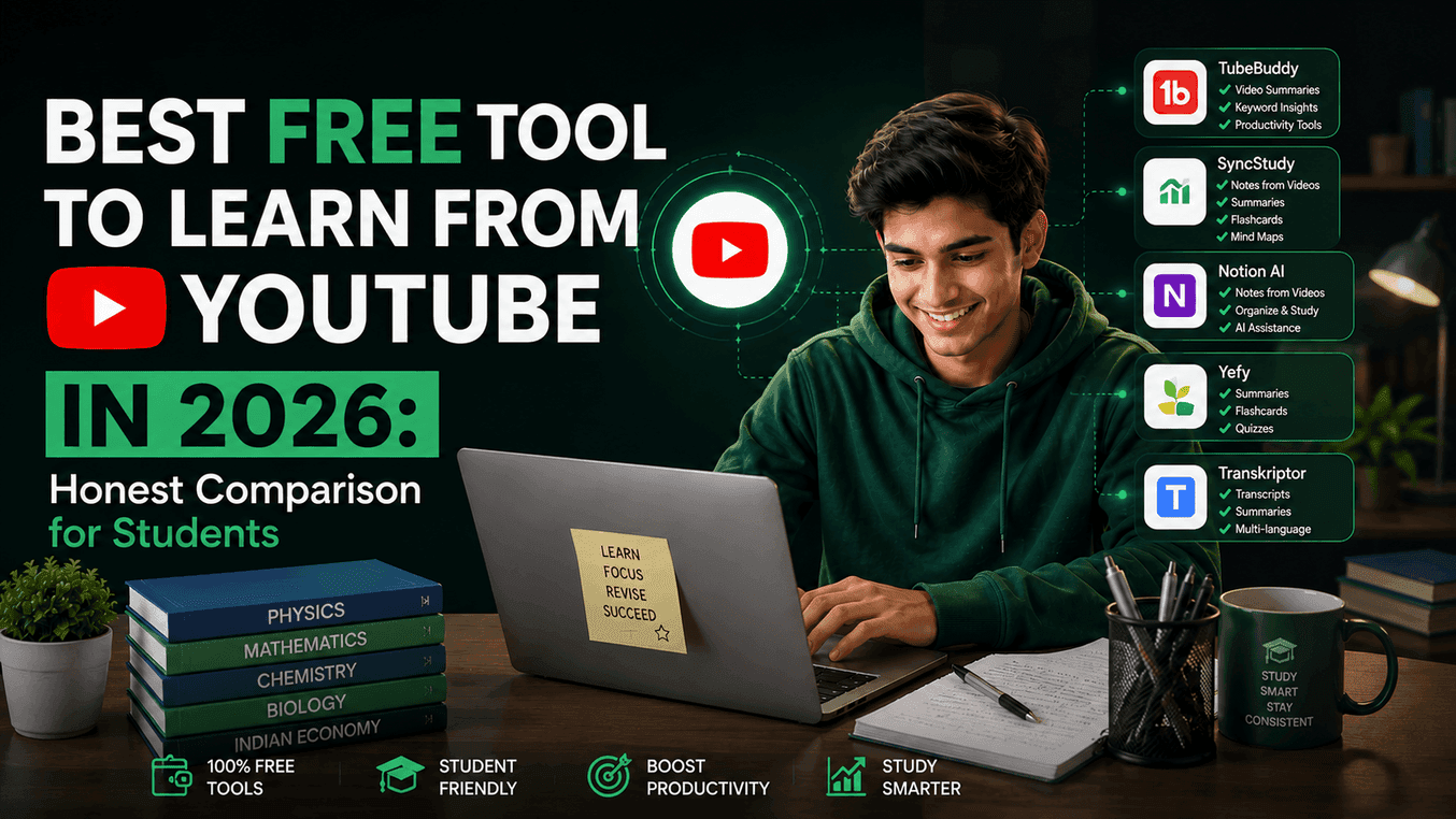 Best Free Tool to Learn from YouTube in 2026